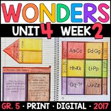 Wonders 5th Grade, Unit 4 Week 2: A Window Into History wi