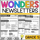 Wonders 5th Grade Weekly Newsletters (Week in Focus) 2023,
