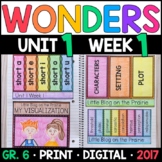 Wonders 6th Grade, Unit 1 Week 1: Little Blog on the Prair