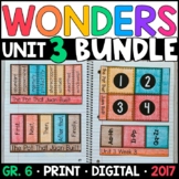 Wonders 2017 6th Grade Unit 3 BUNDLE: Interactive Suppleme