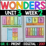 Wonders 6th Grade, Unit 3 Week 2: Lizzie Bright and the Bu