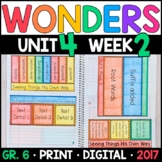 Wonders 6th Grade, Unit 4 Week 2: Seeing Things His Own Wa