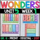 Wonders 6th Grade, Unit 5 Week 1: The Hero and the Minotau