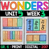 Wonders 6th Grade, Unit 5 Week 3: Before Columbus Suppleme