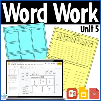Preview of Wonders 6th Grade Word Work Unit 5