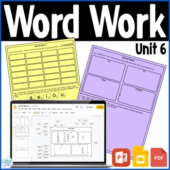 Preview of Wonders 6th Grade Word Work Unit 6