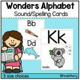 Wonders Alphabet Sound Wall Spelling Cards  Flash Cards