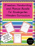 Wonders D'nealian Handwriting and Phonics Pack for Kindergarten