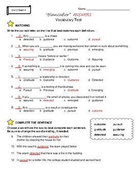 SYNONYM REVIEW #2 • VOCABULARY TEST PREP • GRADE 5 by Pizzazz Learning