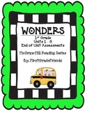 Wonders First Grade End of Unit Tests