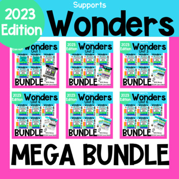 Preview of Wonders First Grade Reading MEGA Bundle| Centers and Small Group Activities 2023