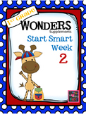 1st Grade Wonders - Start Smart  Week 2 of 3