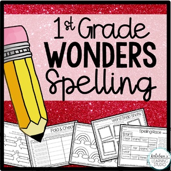 Preview of Wonders 1st Grade Spelling List Activities and Worksheets for Homework 2024