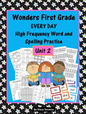 Wonders First Grade: Spelling and High Frequency Resources
