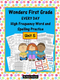 Wonders First Grade: Spelling and High Frequency Resources