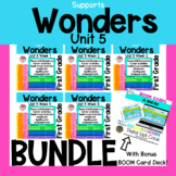 Wonders First Grade Unit 5 Bundle | Centers and Small Grou