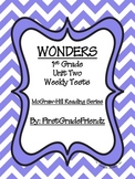 Wonders First Grade Unit Two Tests