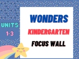 Wonders Focus Wall (Kindergarten) Units 1-3