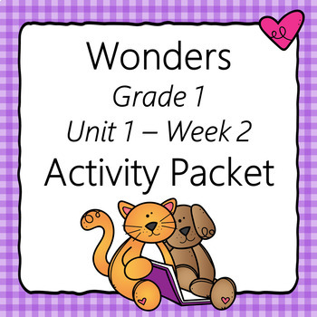 Preview of Wonders Grade 1 Unit 1 Week 2 Activity Packet