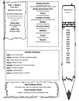 Preview of Wonders Grade 2 Unit 1 2023 full workbook packet