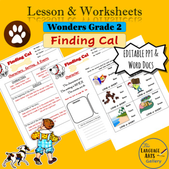 Preview of Wonders Grade 2 Unit 1 Finding Cal (Editable)