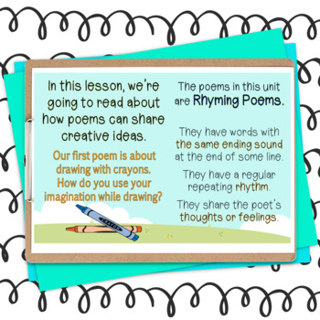 Wonders Grade 2 Unit 6 POEMS ABOUT IMAGINATION Editable Companion Resource