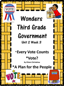 Preview of Wonders:  Grade 3 Unit 2.3 Government
