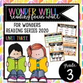 Wonders – Grade 3 Unit 3 Resources for Wonder Wall