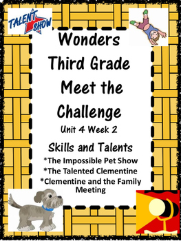 Preview of Wonders:  Grade 3 Unit 4.2  Meet the Challenge