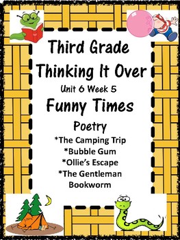 Preview of Wonders:  Grade 3 Unit 6.5 Funny Times