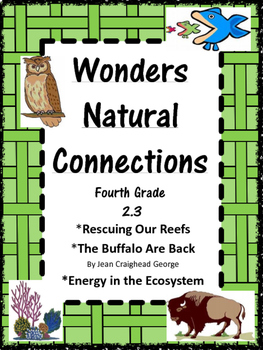 Preview of Wonders:  Grade 4 Unit 2.3:  Natural Connections
