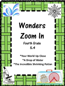 Preview of Wonders:  Grade 4 Unit 5.4  Zoom In