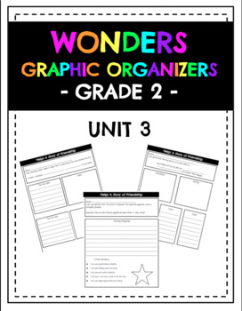 Preview of Wonders Graphic Organizers Grade 2 Unit 3