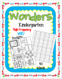 Wonders High Frequency Word Booklets/ Kindergarten
