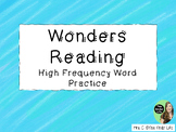 Wonders High Frequency Word Bundle!!