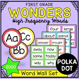 Wonders Sight Words: Word Wall Set - First Grade High Freq