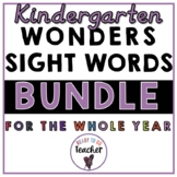 Wonders Kindergarten Sight Words BUNDLE