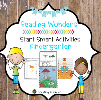 Preview of Wonders Kindergarten Start Smart Literacy Activities