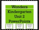 Wonders 2020, Kindergarten, Unit 2 Weeks 1-3, POWERPOINTS