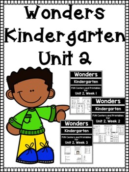 Preview of Wonders 2020 and 2023, Kindergarten, Unit 2 Weeks 1-3, PRINTABLES