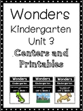 Wonders 2020 and 2023, Kindergarten, Unit 3, Weeks 1-3, PR