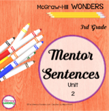 Wonders 2017 - MENTOR SENTENCES {3rd Grade} Unit 2