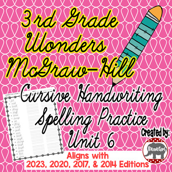 Handwriting Practice 3rd & 4th grade: Handwriting-Without-Tears