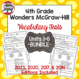 Wonders 2023, 2020, 2017 McGraw Hill 4th Grade Vocabulary 