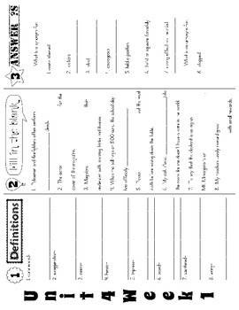 SYNONYM REVIEW #2 • VOCABULARY TEST PREP • GRADE 5 by Pizzazz Learning