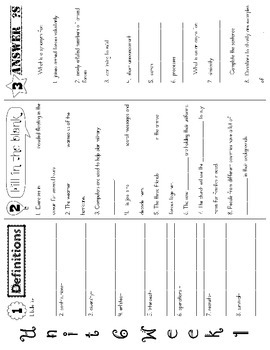 Preview of Wonders McGraw Hill 5th Grade Vocabulary Trifold - Unit 6 (Weeks 1-5)
