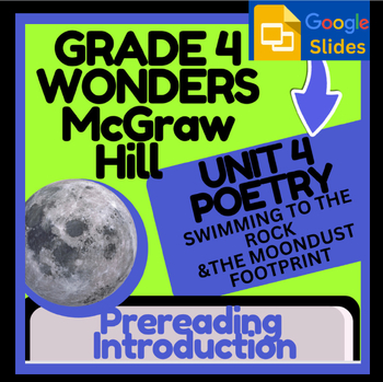 Preview of Wonders McGraw Hill-Poetry-Unit 4 Week 5-Digital Intro & Vocab Google Slides