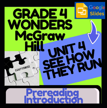 Preview of Wonders McGraw Hill-See How They Run- Digital Intro & Vocab, Google Slides