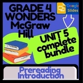 Wonders McGraw Hill: Unit 5 Prereading Intro & Digital Voc