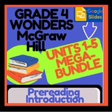 Wonders McGraw Hill:Units 1-5 Intro & Digital Vocab Study-
